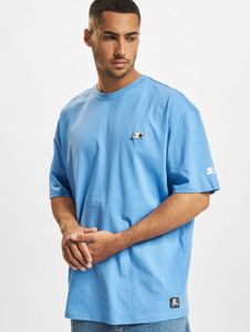 T-shirt homme décontracté, coupe oversize, 240 g/m², coton, bleu