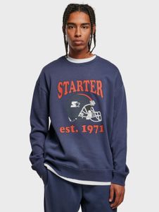 Sweat-shirt homme Soft Starter, poignets côtelés, polaire 300 g/m² avec coton, bleu marine