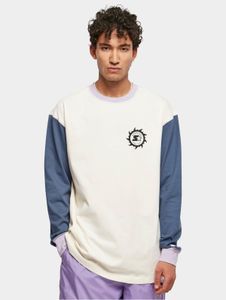 bequemes STARTER Herren Sweatshirt Oversize 240 g/m² mit Baumwolle Weiß/Blau