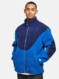 Veste homme STARTER moderne avec fermetures éclair et poches, 570 g/m², bleue