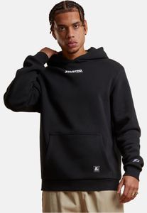 Casual STARTER Men's Hoodie with Hood, Cotton, Black
