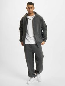 Pantalon homme Versatile Urban Classics avec cordon de serrage et fermeture éclair, coton 380 g/m², anthracite