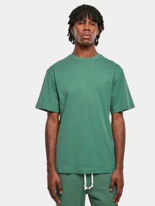 Camiseta deportiva Urban Classics para hombre, corte oversize, 180 g/m², algodón, color verde.