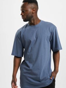 Cómoda camiseta oversize para hombre de URBAN CLASSICS, 180 g/m², algodón, azul.