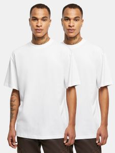 Camiseta deportiva URBAN CLASSICS para hombre, 180 g/m², de algodón blanco.