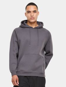 Sweat à capuche Urban Classics pour homme, confortable, avec poignets et capuche côtelés, 380 g/m² coton, gris