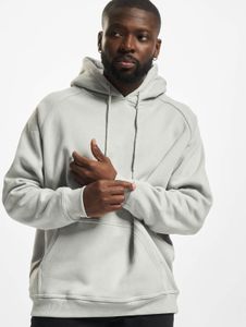 Sudadera con capucha cómoda para hombre de URBAN CLASSICS, 380 g/m², de algodón, color gris.