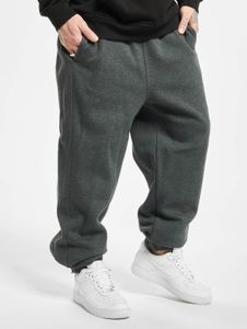 Pantalones casuales URBAN CLASSICS para hombre con bolsillos, puños acanalados, algodón de 380 g/m², color antracita.