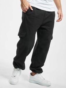 Pantalones vaqueros casuales para hombre URBAN CLASSICS con bolsillos, 380 g/m², algodón, negro.