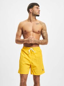 Casual Urban Classics men's shorts with drawstring and zipper, 120 g/m², yellow