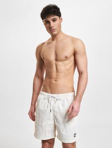 Casual Urban Classics men's shorts with drawstring and zipper, 120 g/m², ecru-white