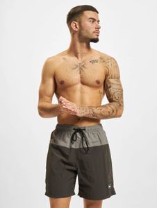 Pantalones cortos cómodos para hombre de Urban Classics con cordón ajustable y cremallera, 120 g/m², antracita/gris.