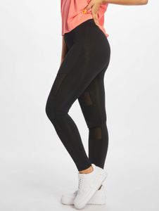 Pantalon femme Casual Urban Classics, maille stretch, 210 g/m², noir
