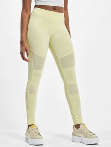 Pantalon femme Versatile Urban Classics, maille stretch, 210 g/m², jaune pastel