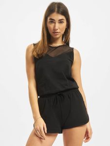 Robe femme Stylish Urban Classics, maille stretch 180 g/m² avec coton, noire