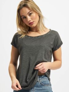Camiseta cómoda de mujer Urban Classics, 140 g/m², algodón, antracita.