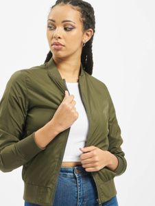 Veste femme Modern Urban Classics, poignets côtelés, 78 g/m², vert militaire