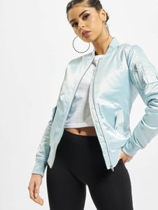 Veste femme Casual Urban Classics en tissu stretch, poches, 160 g/m², bleu clair