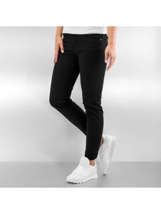 Jeans da donna Urban Classics, skinny fit, elasticizzati, con tasche, in cotone, neri.
