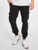 Jeans da uomo URBAN CLASSICS eleganti con tasche elasticizzate, 270 g/m², cotone, neri