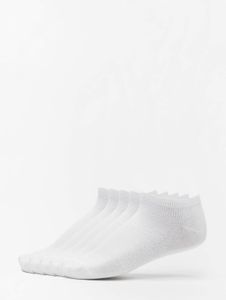 Baskets montantes unisexes Urban Classics en coton stretch blanc, style sportif