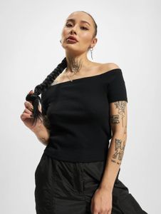 Camiseta elástica para mujer Modern Urban Classics, 180 g/m², algodón, negra