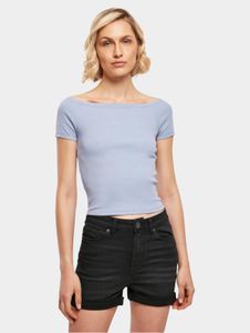 T-shirt stretch femme Modern Urban Classics, 180 g/m², coton, bleu