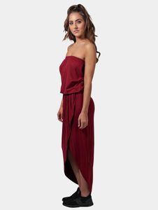 Vestido de mujer de la marca Fashionable Urban Classics, tejido elástico, 170 g/m², rojo.