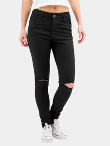 Casual Urban Classics women's stretch jeans 300 g/m² with cotton, black