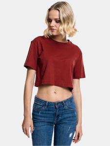 Modern Urban Classics women's oversized T-shirt, 140 g/m², cotton, red