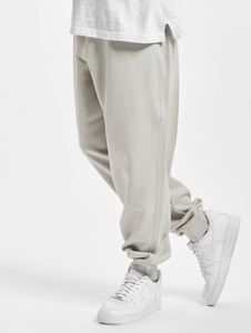 Pantaloni da uomo URBAN CLASSICS moderni con coulisse, 300 g/m², cotone, grigio