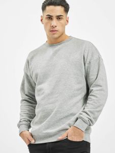 Felpa da uomo Modern URBAN CLASSICS, in pile a coste, 300 g/m² con cotone, grigia