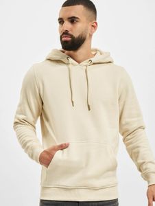 Felpa con cappuccio da uomo Modern URBAN CLASSICS con coulisse, 300 g/m² di cotone, beige