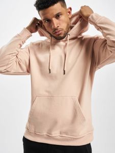 Felpa con cappuccio da uomo Modern URBAN CLASSICS con polsini e cappuccio a coste, 280 g/m², beige