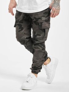 Jeans casual da uomo URBAN CLASSICS con tasche elasticizzate, 312 g/m² di cotone, fantasia mimetica