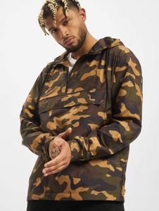 Elegante giacca da uomo Urban Classics con cerniera, 78 g/m², mimetica