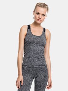 modern Urban Classics women's T-shirt stretch mesh 190 g/m² gray