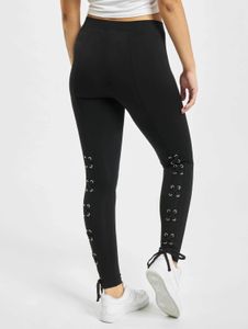 Casual Urban Classics women's stretch trousers, 180 g/m², with cotton, black