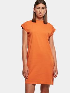 Vestido ligero de mujer Urban Classics, 140 g/m², algodón, naranja.