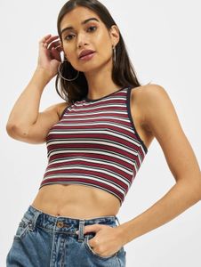 T-shirt stretch femme Casual Urban Classics, 190 g/m², bleu/blanc/rouge
