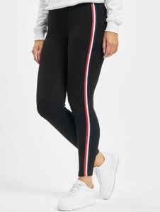 Pantalon stretch femme Casual Urban Classics, 270 g/m², en coton, noir