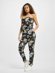 Stylish Urban Classics women's dress, 115 g/m², black/multicolored