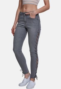 Jeans skinny elasticizzati da donna Modern Urban Classics con tasche, in cotone, grigi