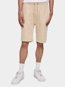 Short homme Urban Classics léger, avec cordon de serrage et poches, 260 g/m² coton, beige