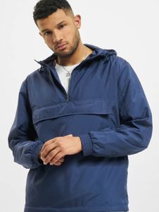 Veste homme Functional Urban Classics, fermeture éclair, capuche, 78 g/m², bleu marine