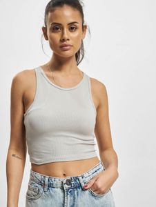 T-shirt stretch femme Casual Urban Classics, 210 g/m², gris