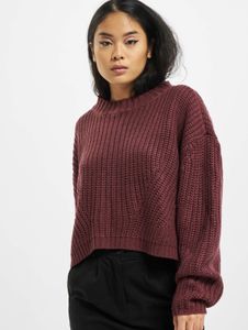 Felpa oversize da donna Soft Urban Classics, rosso bordeaux