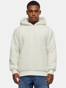 Comoda felpa con cappuccio da uomo Urban Classics con polsini e cappuccio a coste, 330 g/m², ecru-bianco