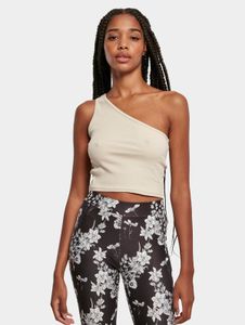 Comfortable Urban Classics women's stretch T-shirt, 180 g/m², cotton, beige