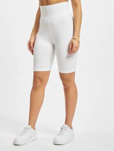 Comfortable Urban Classics women's shorts, stretch 270 g/m², with cotton, white